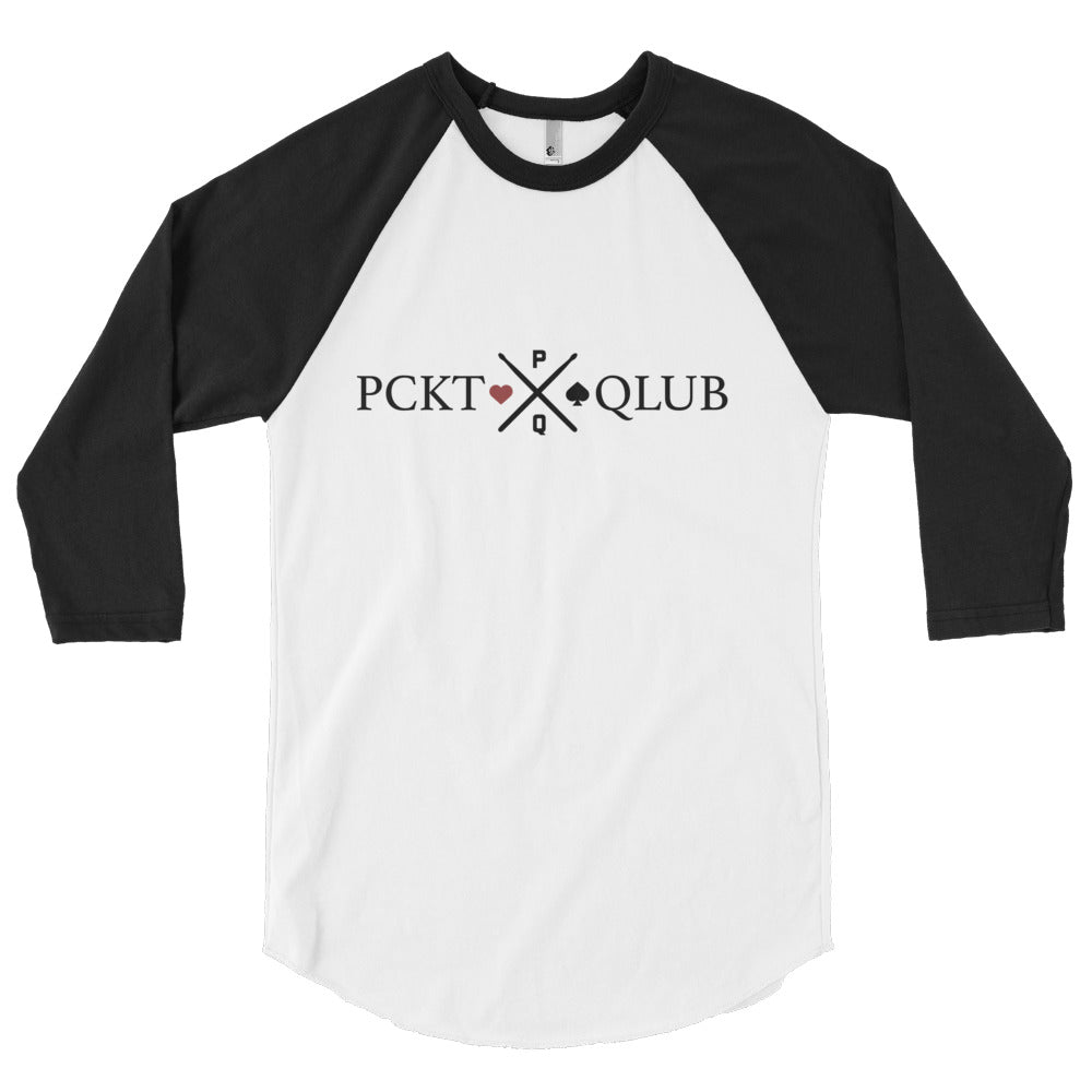 PocketQlub offical Raglan [black]