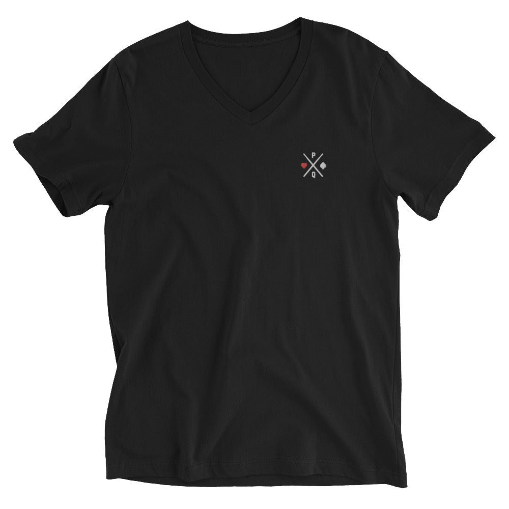 PQ Unisex Short Sleeve V-Neck T-Shirt